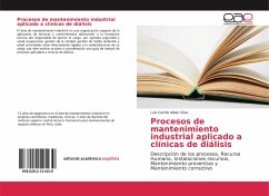 Procesos de mantenimiento industrial aplicado a clínicas de diálisis - Alban Silva, Luis Camilo