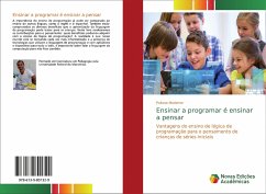 Cover Ensinar a programar é ensinar a pensar