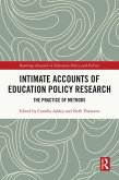 Intimate Accounts of Education Policy Research (eBook, PDF)