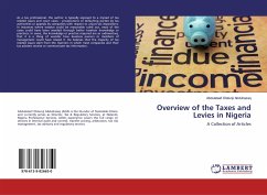 Overview of the Taxes and Levies in Nigeria - Abdulrazaq, Abdulateef Olatunji