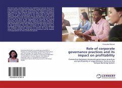 Role of corporate governance practices and its impact on profitability - Muhindi, Consolata