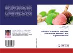 Study of Ice-cream Prepared From Herbal Menthol and Crystal Menthol