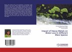 Impact of Heavy Metals on Water Loss in Different Moss Species