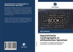 Spezialisierte Lexikographie in afrikanischen Sprachen - Nkomo, Dion