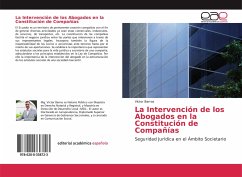 La Intervención de los Abogados en la Constitución de Compañías - Barros, Víctor