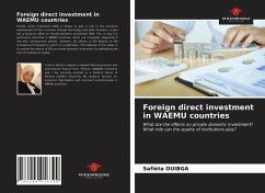 Foreign direct investment in WAEMU countries - OUIBGA, Safièta