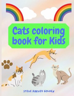 Cats coloring book for Kids - Golden, Steve