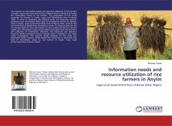 Information needs and resource utilization of rice farmers in Anyiin - Tondo, Richard