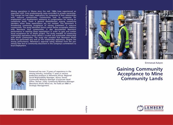 Gaining Community Acceptance to Mine Community Lands Gaining Community Acceptance to Mine Community Lands