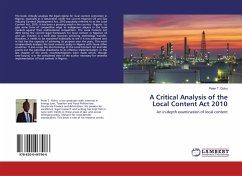 A Critical Analysis of the Local Content Act 2010 - Ochu, Peter T.