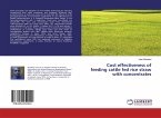 Cost effectiveness of feeding cattle fed rice straw with concentrates