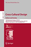 Cross-Cultural Design. Culture and Society (eBook, PDF)