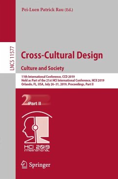 Cover Cross-Cultural Design. Culture and Society (eBook, PDF)
