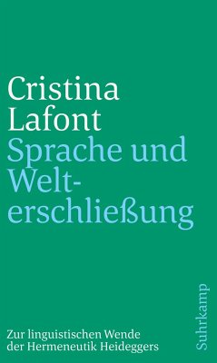 Sprache und Welterschließung - Lafont, Cristina