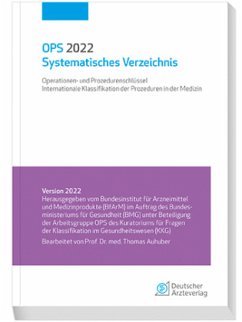 OPS 2022 Systematisches Verzeichnis