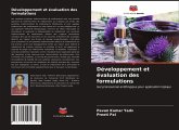 Développement et évaluation des formulations