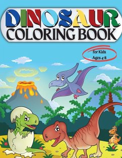 Dinosaur Coloring Book for Kids Ages 4-8 - Moore, Penelope