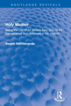 Holy Mother (eBook, PDF) - Nikhilananda, Swami