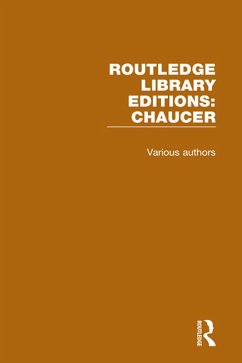 Routledge Library Editions: Chaucer (eBook, PDF) - Various