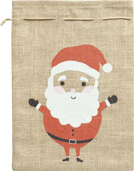 Folia Jutesack 25x35cm natur mit aufgedrucktem Bild Folia Jutesack 25x35cm natur mit aufgedrucktem Bild