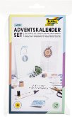 Folia Adventskalender-Set PAPIERTÜTEN WEISS, aus 24 lebensmittelechten Tüten, Kordel & Sticker