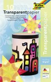 Folia Transparentpapiermappe 42g/m² 18,5x29,7cm, 10 Blatt, farbig sortiert Folia Transparentpapiermappe 42g/m² 18,5x29,7cm, 10 Blatt, farbig sortiert
