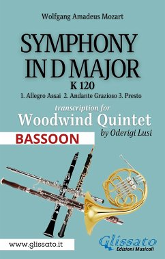 (Bassoon) Symphony K 120 - Woodwind Quintet (fixed-layout eBook, ePUB) - Lusi, Oderigi; Wolfgang Amadeus, Mozart