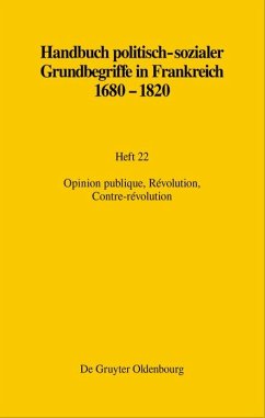 Opinion publique, Révolution, Contre-révolution (eBook, PDF) - Leonhard, Jörn; Lüsebrink, Hans-Jürgen