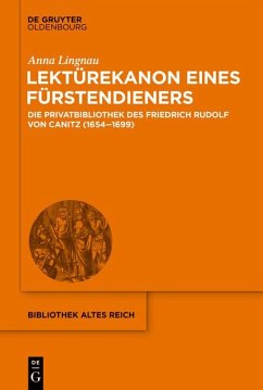 Lektürekanon eines Fürstendieners (eBook, PDF) - Lingnau, Anna
