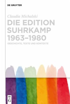 Die edition suhrkamp 1963-1980 (eBook, PDF) - Michalski, Claudia