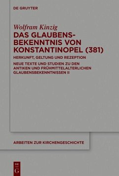 Cover Das Glaubensbekenntnis von Konstantinopel (381) (eBook, PDF)