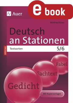 Deutsch an Stationen SPEZIAL Textsorten 5-6 (eBook, PDF) - Röser, Winfried
