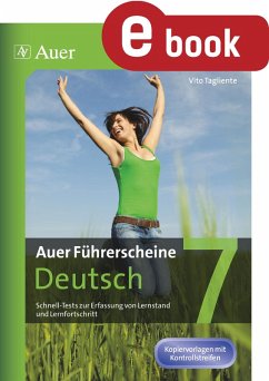 Cover Auer Führerscheine Deutsch Klasse 7 (eBook, PDF)