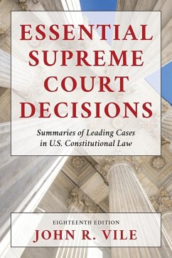 Essential Supreme Court Decisions - Vile, John R.