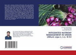 INTEGRATED NUTRIENT MANAGEMENT IN ONION (Allium cepa L.) cv. N-53 - Rathore, Surendra Singh;Nitharwal, Sawai Singh;Didal, Bhuwanesh