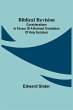 Biblical Revision; Considerations in... - Bild 1