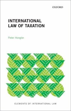 International Law of Taxation - Hongler, Peter (Professor of Tax Law, Professor of Tax Law, Universi