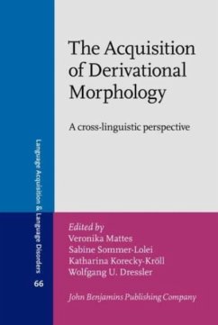 Cover The Acquisition of Derivational Morphology