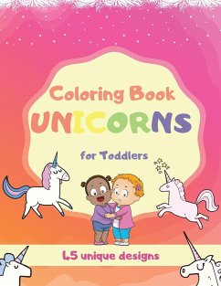 Coloring Book Unicorns For Toddlers - Alverson