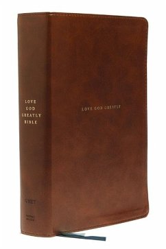 Net, Love God Greatly Bible, Leathersoft, Brown, Thumb Indexed, Comfort Print - Thomas Nelson