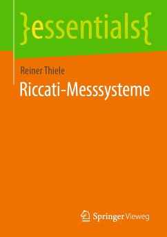 Riccati-Messsysteme (eBook, PDF) - Thiele, Reiner