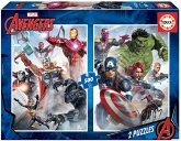 Carletto 9217994 - Educa, Marvel Avengers Superhelden, Comic-Puzzle, 2x500 Teile