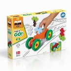 Plus-Plus® 9603423 - BIG Make&GO, Fahrzeuge, 26 Bausteine, Konstruktionsspielzeug