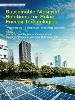 Cover Sustainable Material Solutions for Solar Energy Technologies (eBook, ePUB)