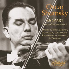 Oscar Shumsky Spielt Mozart Violinkonzert Nr.5 - Shumsky,Oscar