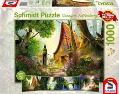 Schmidt 59909 - Georgia Fellenberg, Haus auf der Lichtung, Puzzle, 1000 Teile