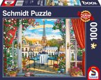 Schmidt 58976 - Terrasse in Paris, Puzzle, 1000 Teile