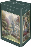 Schmidt 59925 - Thomas Kinkade Studios: Victoria Garden II, Nostalgiedose, Puzzle, 500 Teile