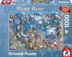1000 Teile Schmidt Spiele Puzzle Stadt im Himmel 58979 