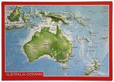 Reliefpostkarte Australien